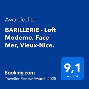 Apartment Barillerie - Loft Moderne, Face Mer, Vieux-nice.